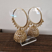 Vali with jhumke earrings