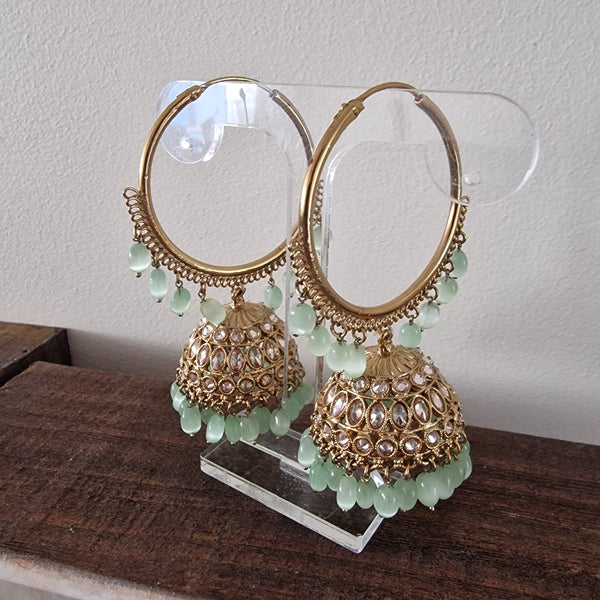 Vali with jhumke earrings